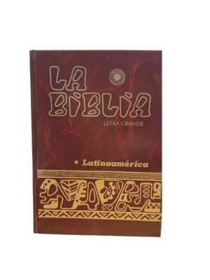 La Biblia latinoamericana Letra Grande, con uñeros, tapa dura