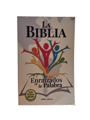 La Biblia Enraizados en La Palabra, tapa blanda, con uñeros