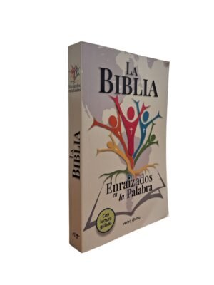 La Biblia Enraizados en La Palabra, tapa blanda, con uñeros